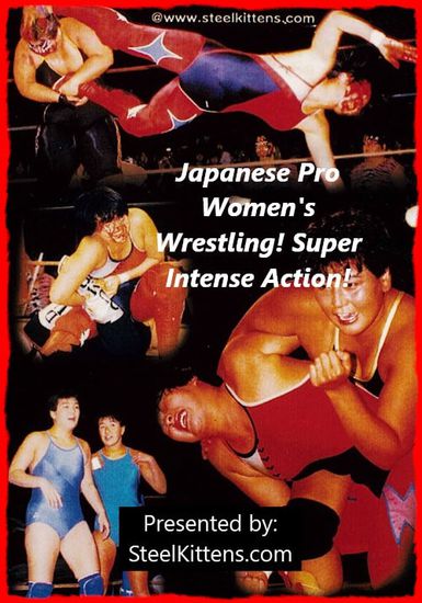 Japanese, Pro Women's Wrestling, Women Wrestlers, Steel Kittens Productions