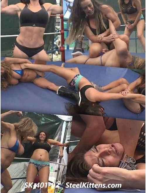 Female Wrestling, Belly Punching, SteelKittens.com